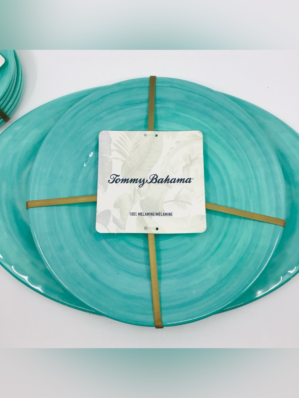 NWT Tommy Bahama Melamine plate set - Picture 3 of 9